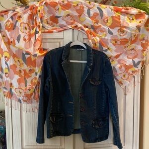 Izod Dark Blue Women's Blazer